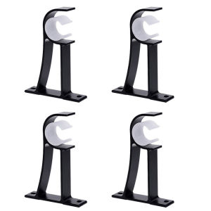 【4pcs】 Heavy Duty Curtain Rod Bracket /Practical Bracket Hang Curtain Rod Holders Rod High Quality Curtain-Rod-Bracket