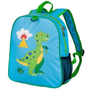 Wildkin Olive Kids Dinosaur Embroidered Backpack Boys School Bag (Water-Resistant)