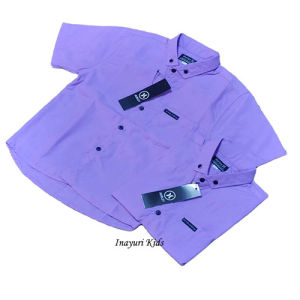 Kemeja Anak Laki laki Kemeja anak warna Lilac Atasan Anak / Baju Kemeja Anak usia 1tahun - 14tahun best seller