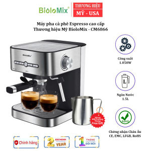 Máy pha cà phê Espresso BioloMix CM6866 - Bảo hành 12 tháng