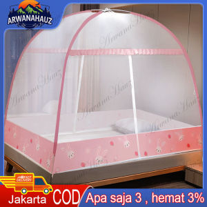 [dikirim dari jakarta] KELAMBU LIPAT CANTIK KELAMBU GANTUNG SUPER JUMBO 1.8mx2mTEMPAT TIDUR DEWASA KING KOTAK 2mx2.2m POLOS ANTI NYAMUK kelambu anti nyamuk 180x200 tebal jumbo kelambu tenda jumbo 200x200 gratis ongkir klambu nyamuk 180x200 murah