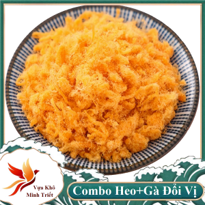 KHÔ CHÀ BÔNG HEO SỢ TƠ  VÀ CHÀ BÔNG GÀ THƯỢNG PHẨM- Vựa Khô Minh Triết