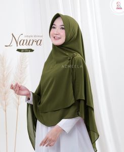 Azmeela Hijab Khimar Naura Double Layer