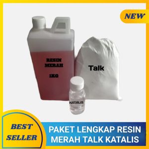Paket Resin Merah Lengkap Dengan Katalis Talk