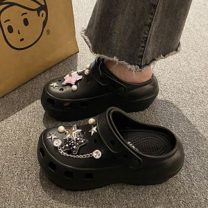 UoMeAi Sandal Baim Wanita untuk Dewasa Wedge FUJI Frog Sandal Kenakan aksesoris kartun