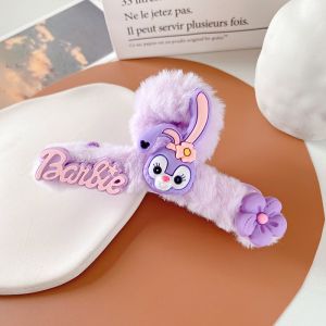 FXG Jepit Rambut Bulu Dengan Manik Karakter Lucu Korea Jepitan Aksesoris Anak & Dewasa KCR08