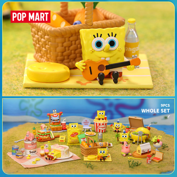 POP MART Figure Toys Spongebob Picnic Party Series Blind Box