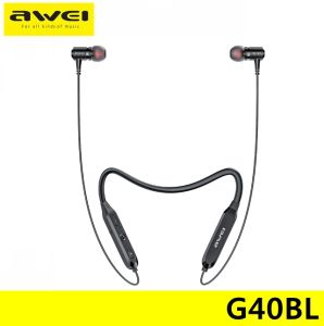 Awei G40BL Neckband Wireless Sport Magnetic Bluetooth HiFi Stereo Comfortable to Wear Earphone