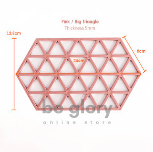 Hexagon Coaster Place mat Pot Pad Cup Cushion Heat Resistant Geometric Hollow Design Pot Mat