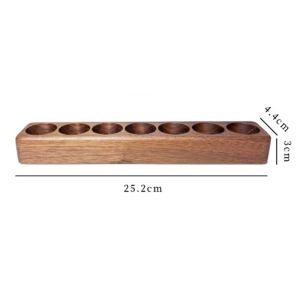 FFBH Essential Oil Storage Rack Makeup Organizer Racks Aesthetic Desk Display Holder Multifunctional Wood Holders Table Decorations R7Q2P