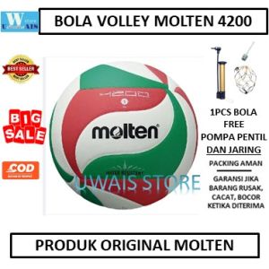 BOLA VOLI / BOLA VOLLY / BOLA VOLLEY MOLTEN 4200 ORIGINAL - BOLA PROLIGA - BOLA VOLI IMPOR - BOLA VOLI ORIGINAL - BOLA MOLTEN ASLI - BOLA VOLI MURAH