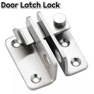 Stainless Steel Safety Hasp Door Lock for Bathroom Bedroom Door Catch Latch
