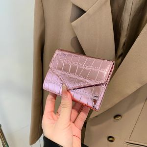 Women Purse Multifunction Card Holder Coin Purse Fashion Simple New Korean Style Handbag Retro Small Square Bag