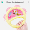 BEVAVAR Mainan gigitan teether bayi set/rattle stick mainan/kerincingan bayi. 