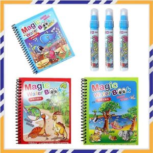 Đồ Chơi Tranh Tô Màu Nước Ma Thuật Nhiều Chủ Đề Cho Bé - Tập Tô Thần Kỳ Sử Dụng Được Nhiều Lần