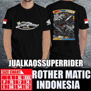 BAJU KAOS DISTRO BEAT STREET BROTHER MATIC BLACK