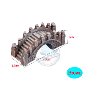 Artificial Resin Arch Bridge Ornaments for Fish Tank Aquarium Decoration Landscape 1Pcs