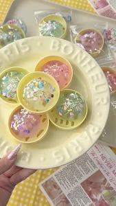 【Local Ship】Dumping Squish ToyCrystal Bun Squishy With Steamer 1PCS random