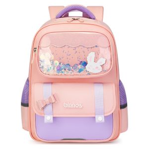 BINBES - B-6049 Balo học sinh Cấp 1 siêu nhẹ chống gù chống thấm nước (KT 39x29x15cm) cặp sách học sinh chính hãng