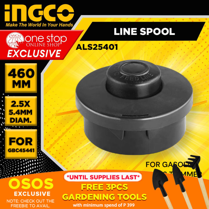 INGCO Original Grass Trimmer 4M Line Spool for GBC45441 ALS25405 •OSOS ...