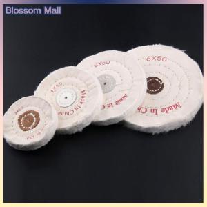 [Blossom] 3 4 5 6 7 8 Wheels Buffing Polishing Wheel Cotton Lint Cloth Buffing Wheel Gold Silver Jewelry Mirror Polishing Wheel Flannelette