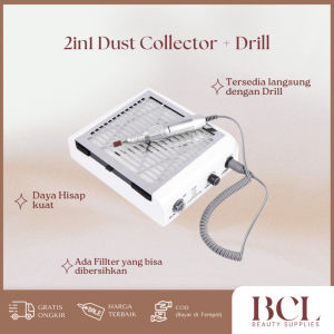 2in1 Dust Collector + Drill | Alat Penghilang Kutek Gel dan Penghisap Debu