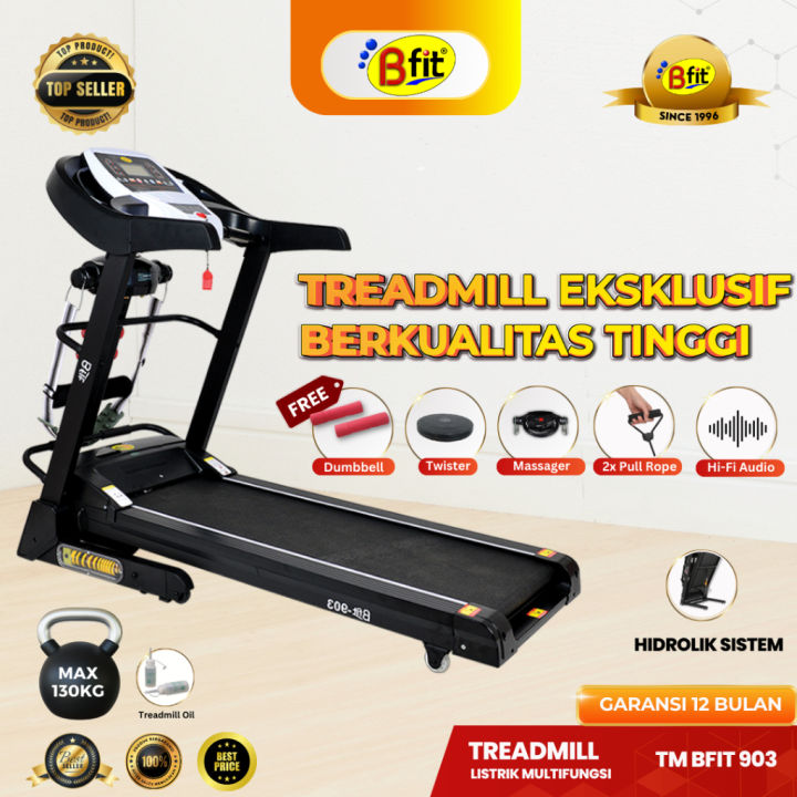 Treadmill Elektrik BFIT 903 Auto Incline Multifungsi Listrik Lipat