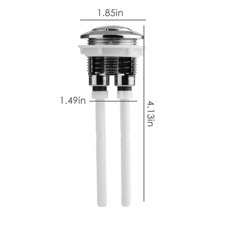 Flushing Button Toilet Dual Flush Push Button,Toilet Button Flushing Round Head Toilet ...
