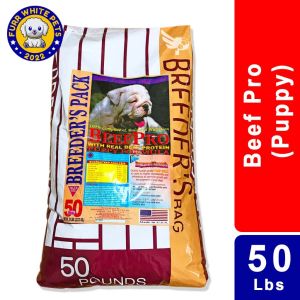 Beef Pro Puppy Dog Food (50 Lbs/1 Sack) by FurrWhitePetsShop