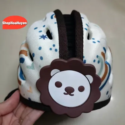 Nón Bảo Hiểm Cao Cấp Siêu Nhẹ Thoáng Khí Cho Bé 6 Tháng Đến 4 Tuổi | Mũ bảo Hiểm Mềm an Toàn Dùng Cho Bé Họa Tiết Hình Thú Xinh Xắn Phù Hợp Cho Cả Bé Trai Và Bé Gái