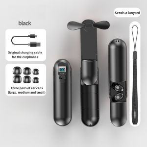 Bluetooth Earphones 4-in-1 With Fan LED Display HIFI Sound Quality