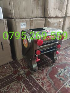 Máy cán khô cá đuốikhô mựckhô trâukhô bò - lô cán inoxbảo hành 12 tháng