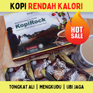 Kopi Kesihatan 3 in 1 Kopi Rock by ROCKHERBS bantu masalah gout kebas kebas dan lancarkan peredaran darah
