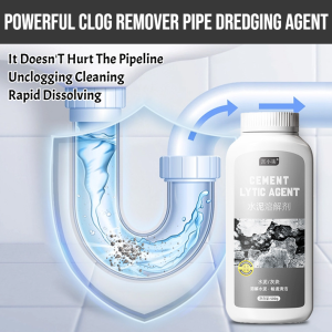 Toilet Bowl Pipe Dredging Agent Powerful Clog Remover Professional Dissolve Various Impurity Blockages Unclog Pipes Anti Clogged