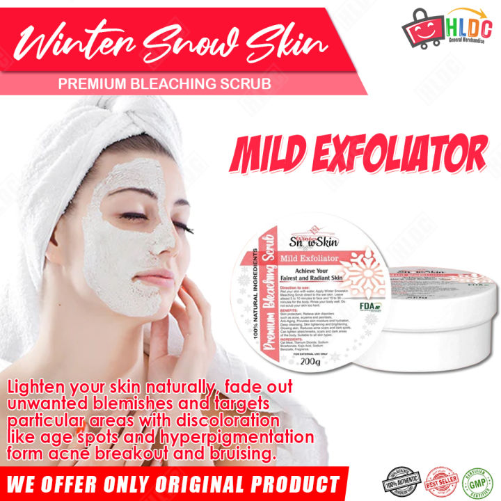 Winter Snow Skin Bleaching Scrub Whitening Moisturizing