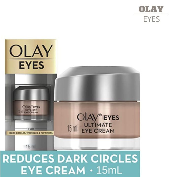 Olay Eye Cream Olay Eyes for Dark, Circles Wrinkles & Puffiness, 15ml