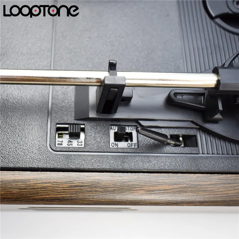 LoopTone 33 45 78RPM Classic Belt-Driven Turntable Vinyl LP Record