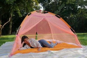 มุ้งครอบ เต้นท์มุ้ง เต๊นท์ ดูดาว กางอัตโนมัติ เพียง 1 นาที ขนาดนอนได้ 2-3 คน