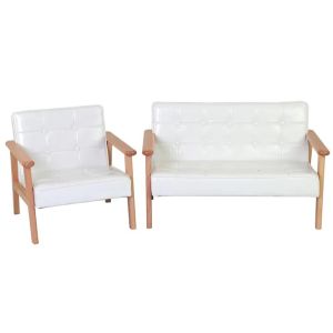 [SG SELLER] Kids Sofa Armchair / Childrens Room Wooden Baby Kindergarten Cute Little Sofa Baby Sofa / Fabric / Leather