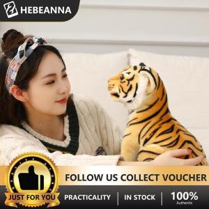 hebeanna 23-33cm Simulation Baby Tiger Plush Toy Stuffed Soft Wild Animal Kids Gift