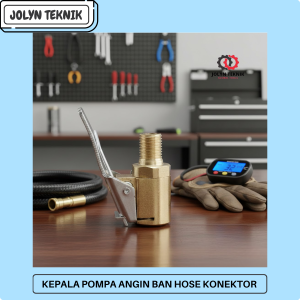 HOSE KONEKTOR KEPALA ADAPTER KONEKTOR KUNINGAN KEPALA POMPA ANGIN BAN