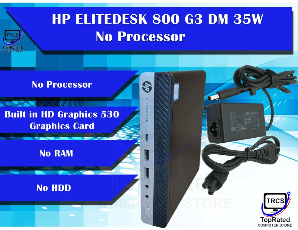 HP ELITEDESK 800 G3 DM 35W Mini Desktop No Processor Support 6th