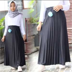 [Serba Murah] Rok Plisket Premium Anak/COD rok plisket panjang anak anak premium