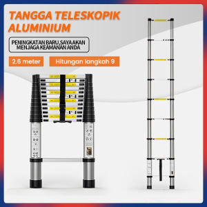 NANWEI - 3.2M tangga multifungsi / Tangga teleskopik ganda / Tangga Aluminium tangga lipat