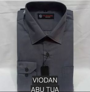 Baju Kemeja Viodan Kemeja Polos maroon Slimfit Pria Dewasa Kemeja Premium