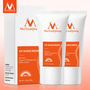 MeiYanQiong 2PCS Sunscreen SPF50+ Whitening Repair Sunblock Skin Protective Cream Anti-sensitive Oil-control Moisturizing Isolation