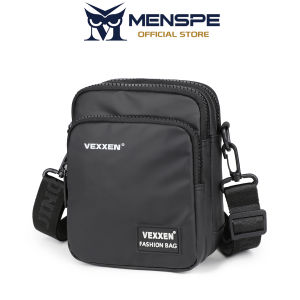 MENSPE Mini Shoulder Bag Mens Waterproof Phone Bag Fashion Messenger Bag Portable Large Capacity Cross Body Bag Lightweight Casual Bag Leisure Sport Street Bag