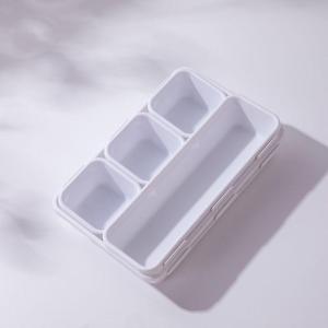 8pcs Set Organizer Box Trays Drawer Organizer Storage Box Tray Cutlery Cosmetics Stationery
