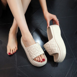 2026 Summer Thick-Soled Non-Slip Slippers For Women Casual Home Flip-Flops For Going Out To The Beach