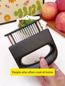 Stainless Steel 48-Needle Meat Tenderizer with Ergonomic Handle Heavy-Duty Kitchen Tool Essential BBQ & Cooking Tool